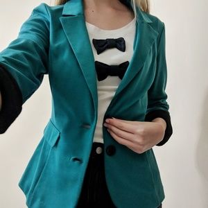 TEAL BLAZER
